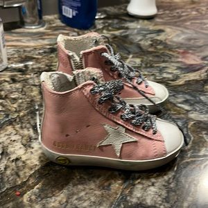 Brand new toddler high top Golden goose. Never worn. Got as a gift